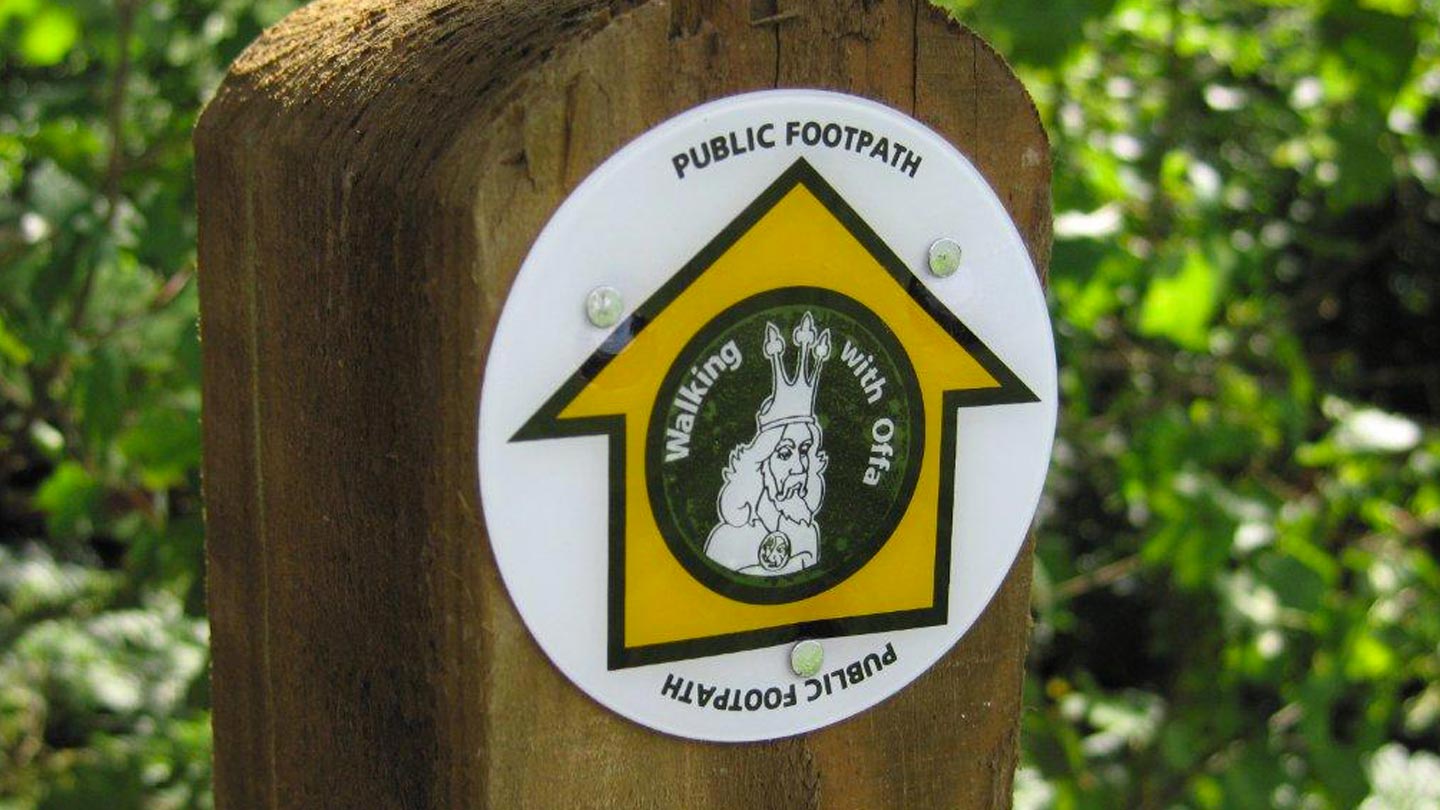 Offa's Dyke path signpost
