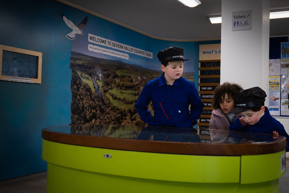 Children at Severn valley Country Park