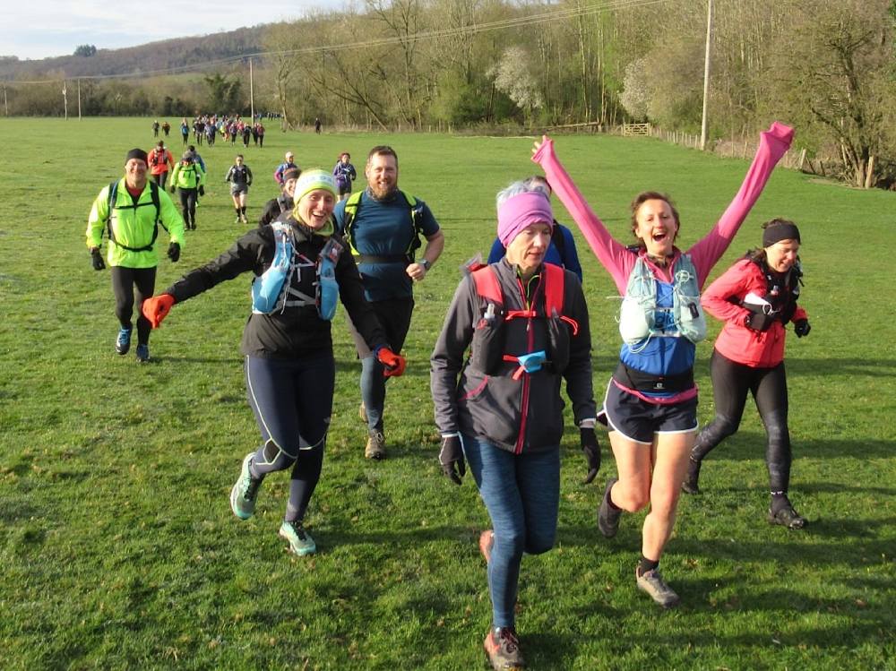 Runners at Shropshire 80km run