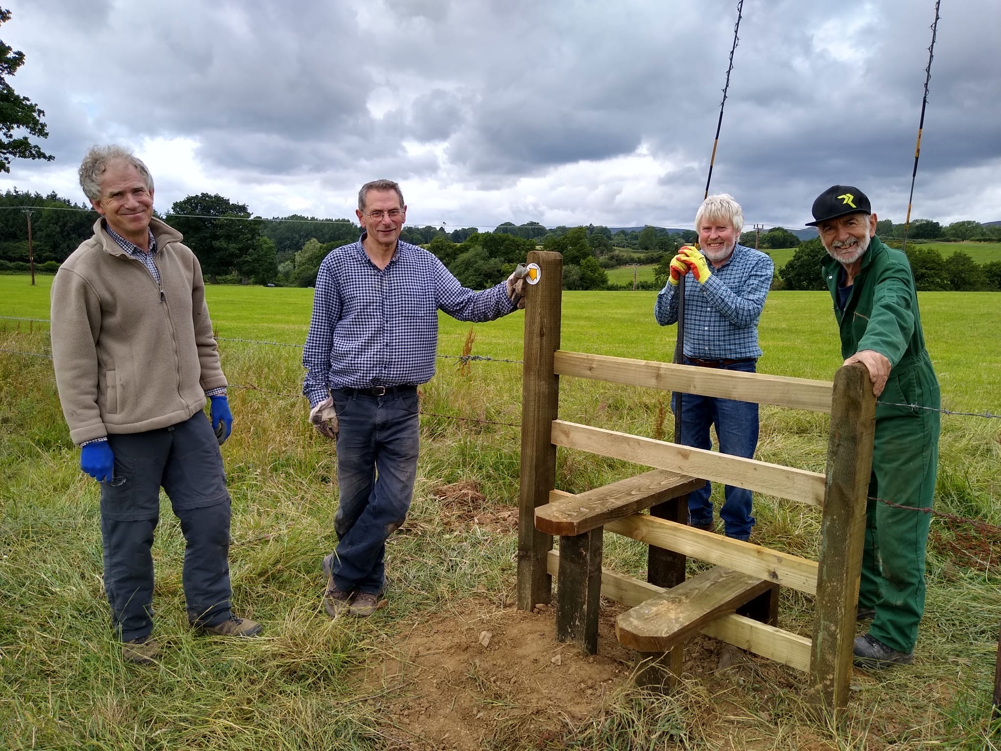 group of volunteers shropshire