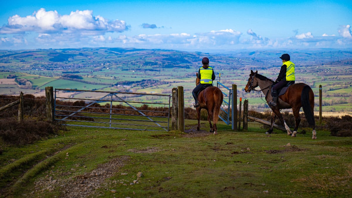 Horse riders in shropshire