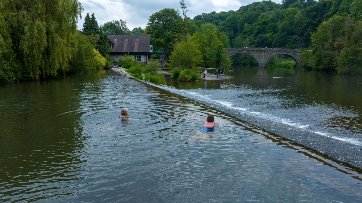 River swimming ludlow