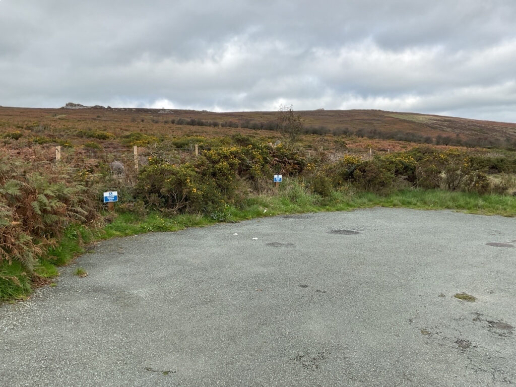 Photo of an Accessible Parking Bay at The Knolls in Stiperstones.