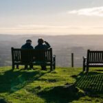 couple sat on the bench