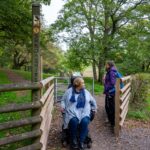 Accessible gate at Darnford Brook, Rattlinghope, Shropshire