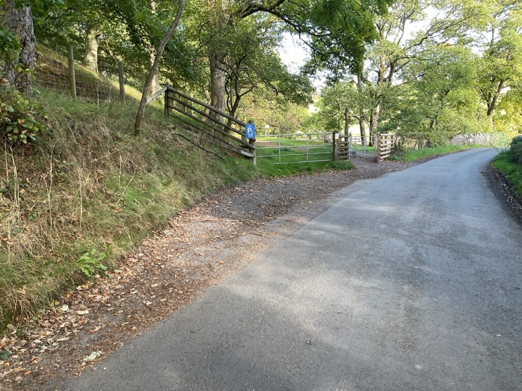 Picture showing a parking bay at darnford brook.