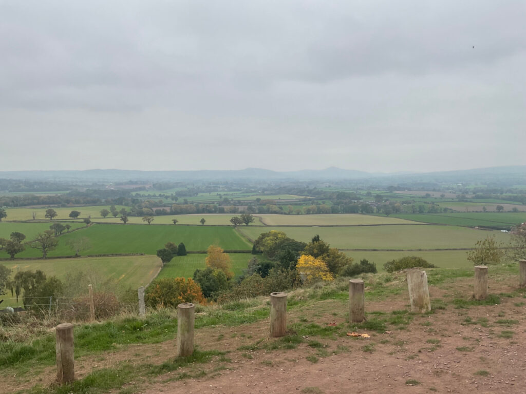 Picture showing the view from the viewpoint at Lyth Hill.