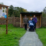 The bird hide at the Discovery Centre, Craven Arms