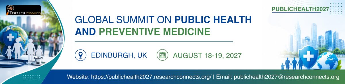 A featured image for the event: PUBLICHEALTH2027| Global Summit on Public Health and Preventive